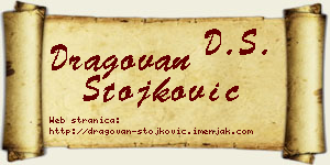 Dragovan Stojković vizit kartica